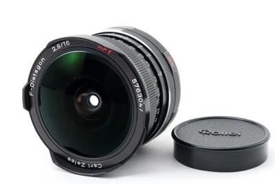 [Almost Unused] ROLLEI CARL ZEISS F-Distagon 16mm f2.8 HFT QBM Fisheye Lens JP - Image 1 of 4