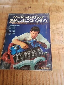Vtg 1978 How To Rebuild Your Small-Block Chevy-David Vizard HP Books Engine Book - Picture 1 of 10