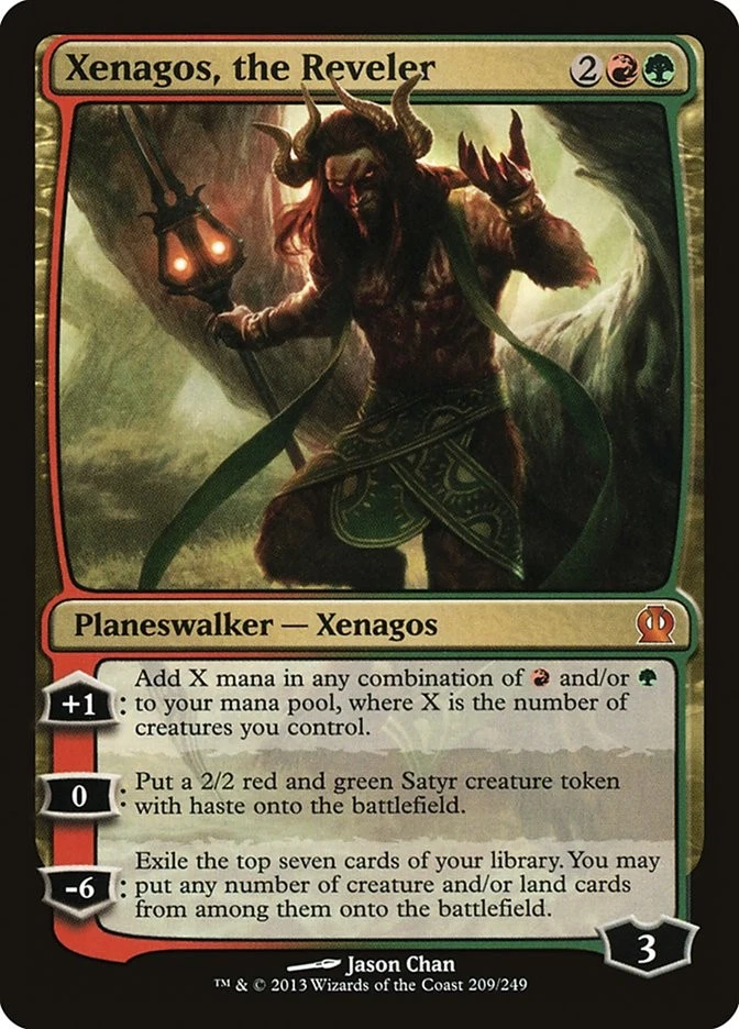MTG Xenagos, the Reveler  - Theros #209 - Image 1 of 1