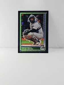 2025 Donruss Optic Black Circles Disco Austin Wells - Picture 1 of 2