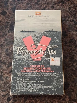 BRAND NEW Victory At Sea Vol 20 Return Of The Allies (VHS; 1984) RARE Sealed OOP - Image 1 of 4