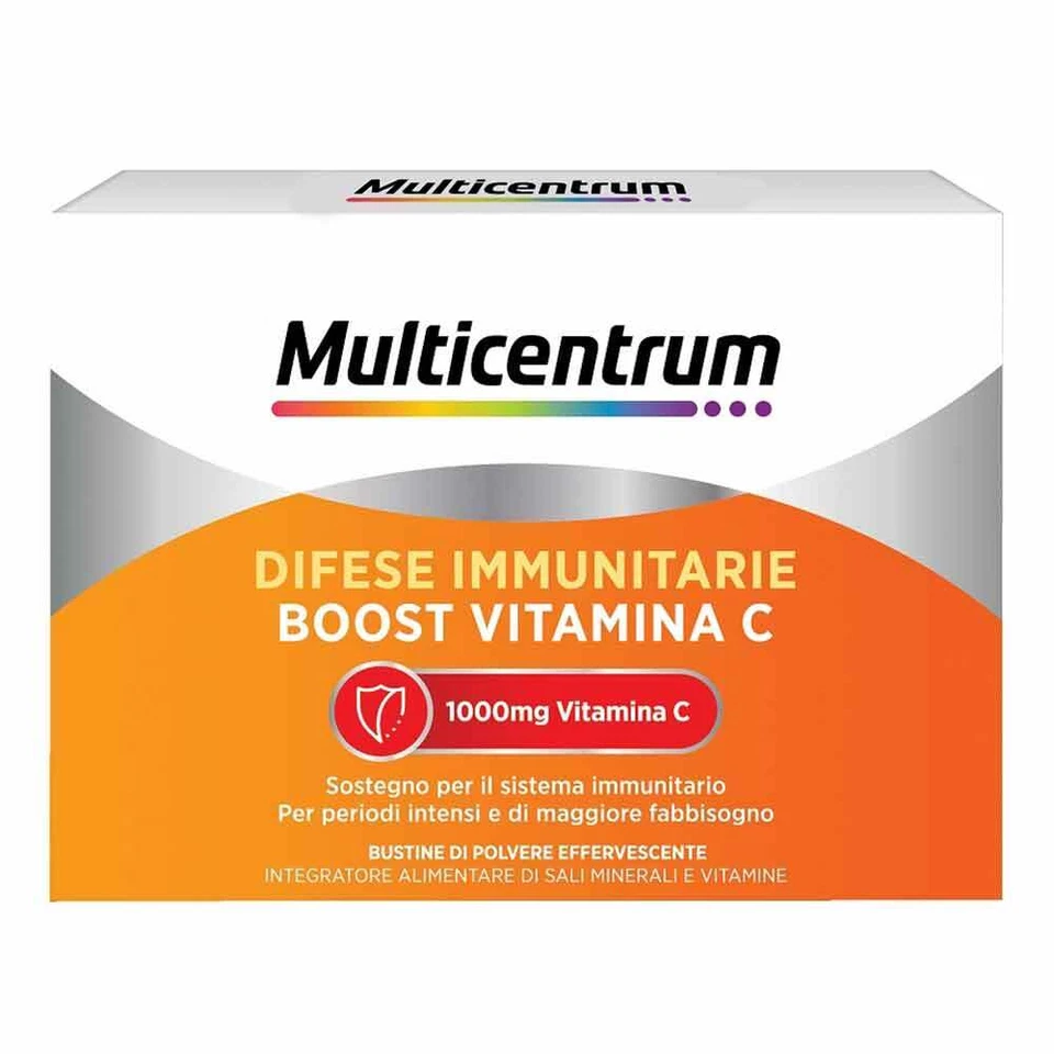 Multicentrum Difese Immunitarie Integratore Vitamina C Sali Minerali, 28 Bustine - Immagine 1 di 1