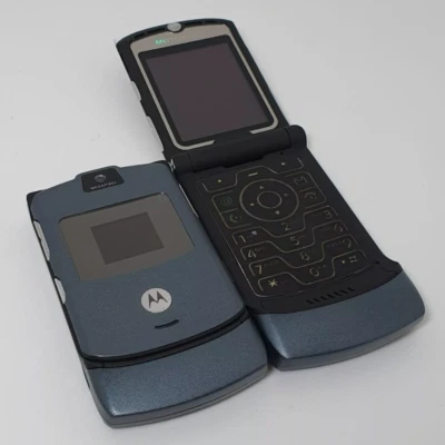 Teléfono Móvil Original Motorola RAZR V3 Abatible Desbloqueado Teléfono Celular Cámara 2G GSM Foto 1 de 4