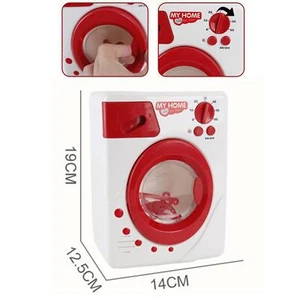 Washing Machine Toy Gifts Realistic Children Pretend Play Toy Preschool Kids - Picture 1 of 7