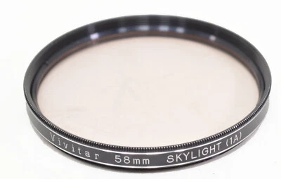 Filtro Vivitar 58mm Sky 1A Foto 1 de 3