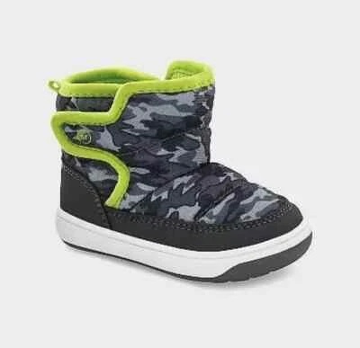 Surprize by Stride Rite Baby Boys' Aster Boots - Gray 3 or 4  NEW - Image 1 of 4