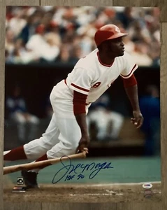 JOE MORGAN CINCINNATI REDS SIGNED AUTOGRAPHED 16X20 HOF INSC. PSA / DNA COA - Picture 1 of 5
