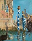 Edouard Manet The Grand Canal Venice Canvas Print 16 X 20