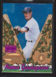 2000 PACIFIC INVINCIBLE HOLO PURPLE PARALLEL #23 NOMAR GARCIAPARRA RED SOX #/299