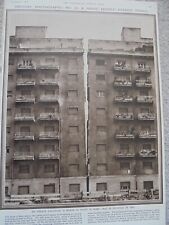 Photo article Italy Rome newly built block of flats splits 1959 ref ab
