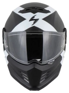 Scorpion Covert FX Gallus Matt Black-White Full Face Helmet - Picture 1 of 4