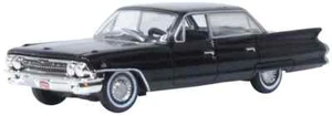 87CSD61004 Oxford Diecast 1:87 Scale Cadillac Sedan De Ville 1961 Ebony - Picture 1 of 1