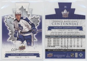 2017 Upper Deck Toronto Maple Leafs Centennial Blue Die-Cut Vincent Damphousse