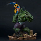 Us Stock Marvel Hulk Vs. Wolverine 13'' Pvc Figure Model Statue Toy Collection