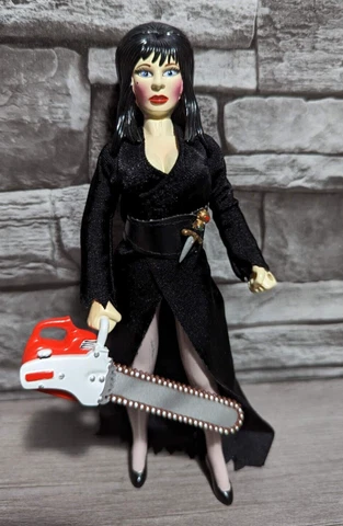 Vintage ELVIRA Mistress of the Dark 7.5" Clothed Action Figure Doll Figures Toy Cover