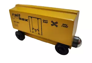 Coche de madera Whittle Shortline Railroad caja real 3 en caja 1997 hecho a mano - Imagen 1 de 3