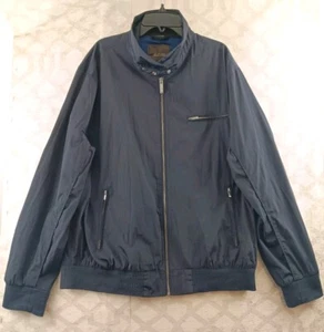 Chaqueta Tasso Elba Para Hombre Grande Negra Malla Forrada Cremallera Completa - Imagen 1 de 8