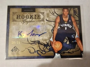 2006-07 Upper Deck SP Signature Edition Kyle Lowry Rookie RC Auto /25 Graphiti - Picture 1 of 2