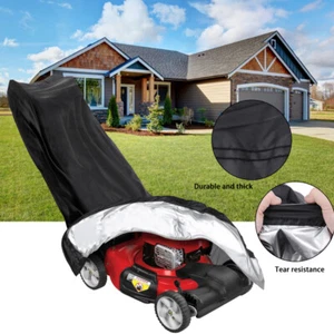 Lawn Mower Cover Waterproof Heavy Duty Lawnmower Garden Outdoor UV Protection - Picture 1 of 13