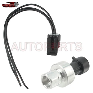 A/C Refrigerant Pressure Switch Sensor & Connector For GM Buick Chevrolet Hummer - Picture 1 of 14