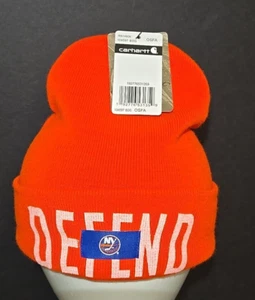 New York Islanders Carhartt Beanie Defend NY Wintermütze - selten OSFA - Bild 1 von 10