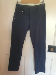 Rohnisch Ladies Golf Trousers Size 38 Excellent Condition Navy Blue Chino Style - Picture 1 of 6