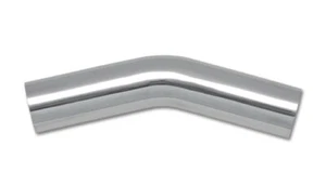 30 Degree Aluminum Bend, 4" O.D. - Polished - Picture 1 of 4