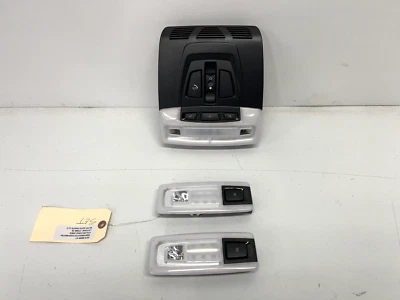 16-20 BMW X1 UPPER OVERHEAD CONSOLE DOME READING LIGHT MAP LAMPS SET OEM LOT3545 - Image 1 of 4