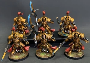 Allarus Custodians Adeptus Custodes Warhammer 40K Miniatures Presale Painted - Foto 1 di 7