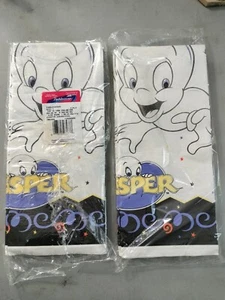 2 manteles de sobremesa de arte en papel Casper The Friendly Ghost 1997 vintage sellados - Imagen 1 de 5