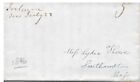 1846 Stampless Cover/Letter from Ireland, MA (Hampden County) to Southampton, MA