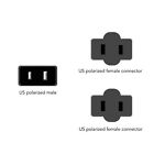Power Cord Extension Y Splitter NEMA 1 15P Male To Dual 1 15R Female Connect SPG