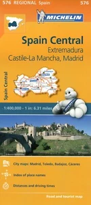 Spain Central Extremadura Castilla-La Mancha, Madrid Road Map (2018) (BRAND NEW) - Picture 1 of 1