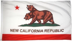 3x5FT New California Republic Flag Polyester CA State USA Two Head Bear 100D - Picture 1 of 3