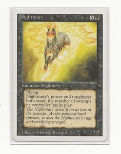 NIGHTMARE Magic REVISED English LP / EX MTG 1994 - Imagen 1 de 1