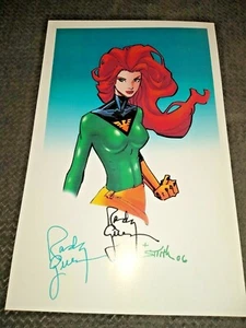 PHOENIX JEAN GREY KUNSTDRUCK handsigniert vom Künstler RANDY QUEEN !! 11"x17" X-Men - Bild 1 von 1