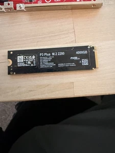 Crucial P3 Plus 4TB M.2 2280 PCIe Gen 4 NVMe Internal SSD CT4000P3PSSD8 - Picture 1 of 3