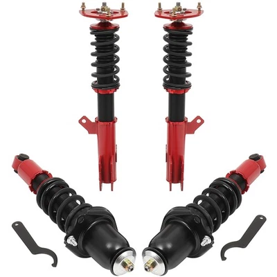 For Toyota Corolla 03-08 E130 Struts Adj Height Coilovers Suspension Spring 4pcs - Imagem 1 de 4