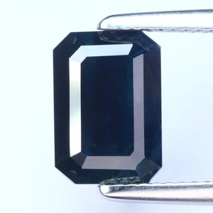 4.57 Ct Amazing Octagan Cut 10.5 x 7.4 MM 100% Natural Blue Australian Sapphire - Picture 1 of 5