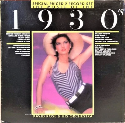 David Rose & His Orchestra, The Music Of The 1930’s, (2xLP, Comp), NM or M-, 3 - Image 1 of 4