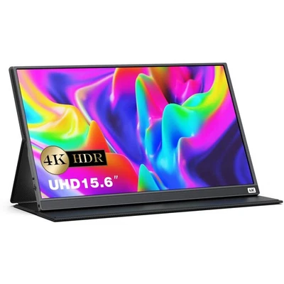 New Portable Monitor 15.6" 4K UHD IPS 3840x2160 USB C Portable Computer Display - Image 1 of 4