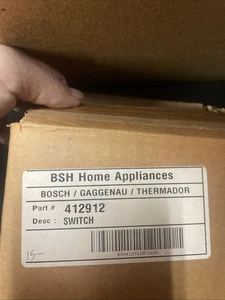 OEM Bosch/Thermador 412912 Wand Backofen Wahlschalter LAST ONE 412912 - Bild 1 von 3