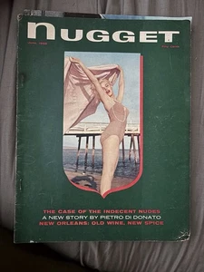 NUGGET Man's World Magazine June 1958 Vol. 3 #2 PINUP HIGH GRADE! FILE COPY - Picture 1 of 1