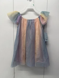 New Okie-dokie colorful Toddler Girl dress 18 months 18m Short Sleeves Summer - Picture 1 of 7