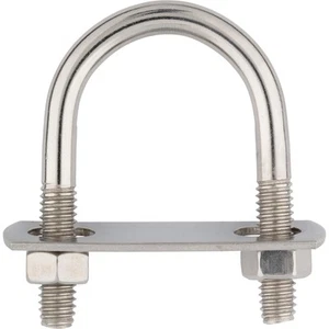 National Hardware N222448 2193BC #512 U Bolt Stainless Steel Finish Zinc Plated - Picture 1 of 7