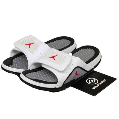 Nike Air Jordan Hydro 4 Retro Slide Blanco Cemento 532225-116 Foto 1 de 4