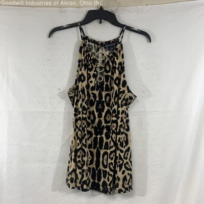 Женская майка Gently Loved INC International Concepts леопардовый принт, размер L - Изображение 1 из 3