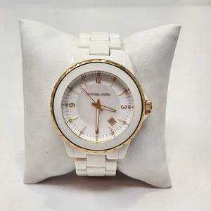 Reloj Pulsera Michael Kors MK5249 Madison Oro Blanco Nueva Batería Ligero - Imagen 1 de 10