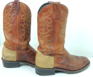 DOUBLE H Botas de Vaquero Marrón Cuero Western Work Para Hombre 11.5 D DH3710 - Imagen 1 de 23