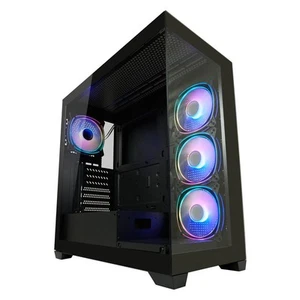 LC-Power Gaming 715W Seamless Pale X ATX Gaming-Gehäuse Midi Tower schwarz - Bild 1 von 8
